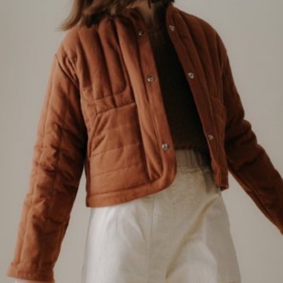 Kordal Studio Reversible Quilted Jacket in Clove - Picture 4 of 13